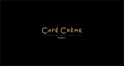 Desktop Screenshot of cafecremeparis.com